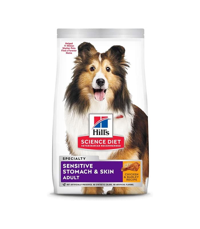 pet-product-dogs-food-1-0.jpg Hill\'s Science Diet Adult Sensitive Stomach & Sensitive Skin Chicken Recipe - 图片 1